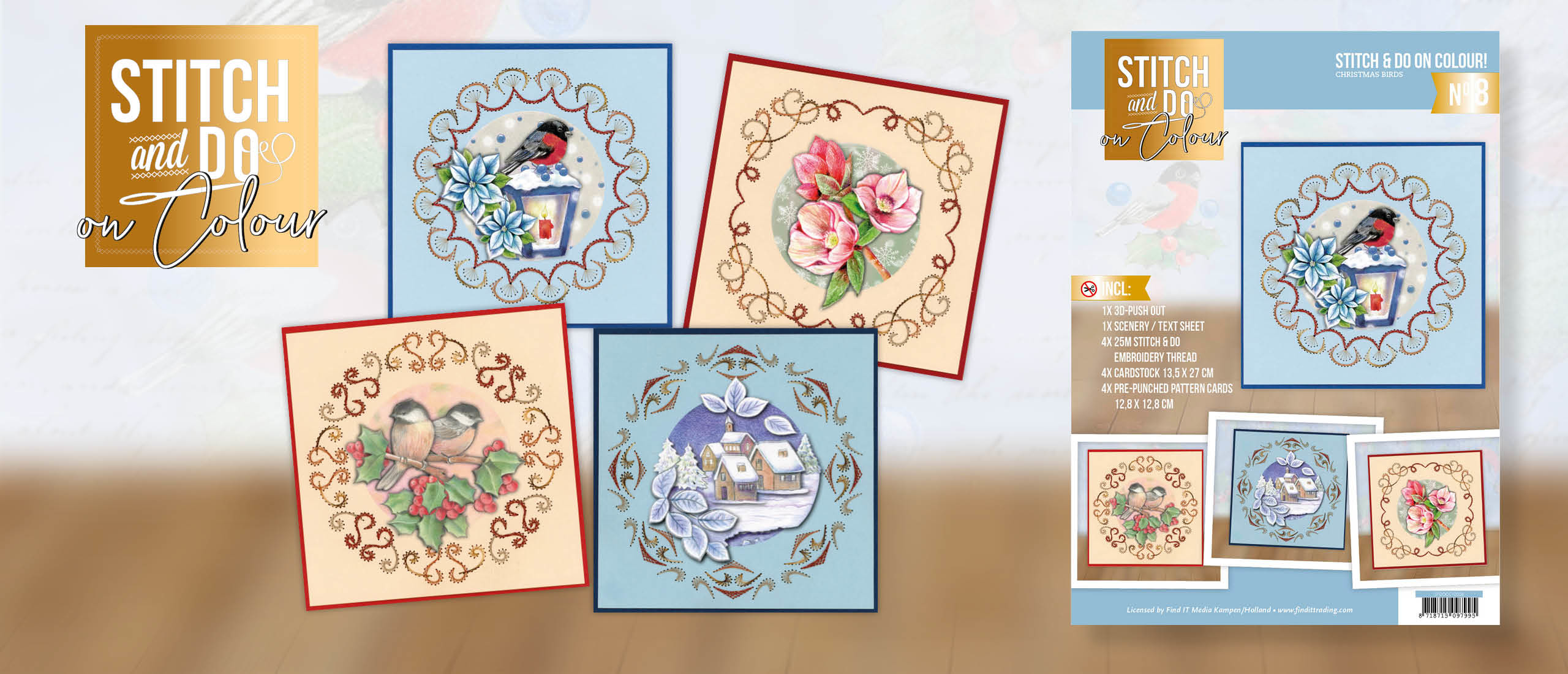 π Stitch and Do on Colour 008 - Christmas Birds π§΅π¦