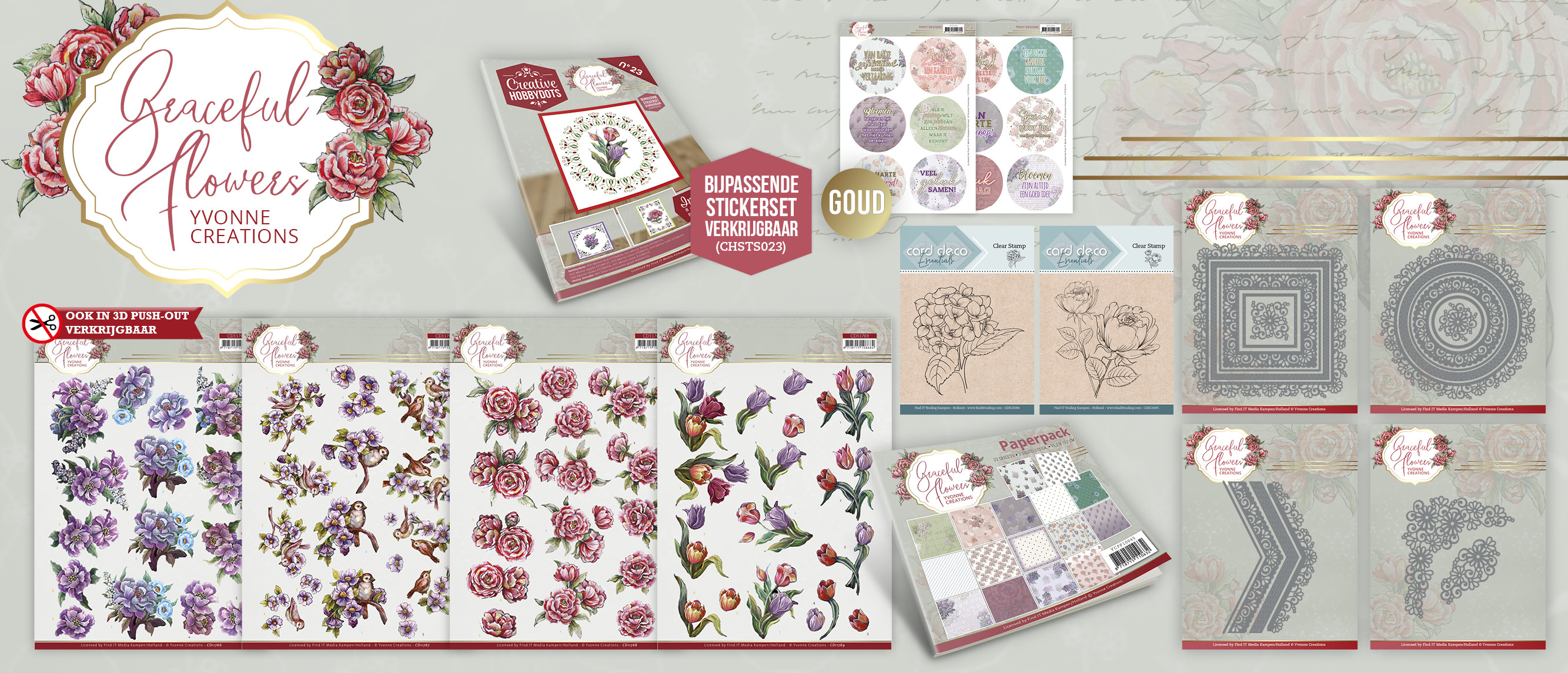 Collectie Graceful Flowers – Yvonne Creations