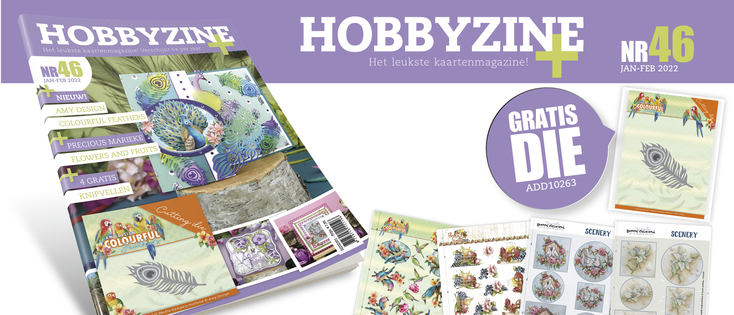 Gratis extra's bij Hobbyzine Plus 46: een gratis snijmal!