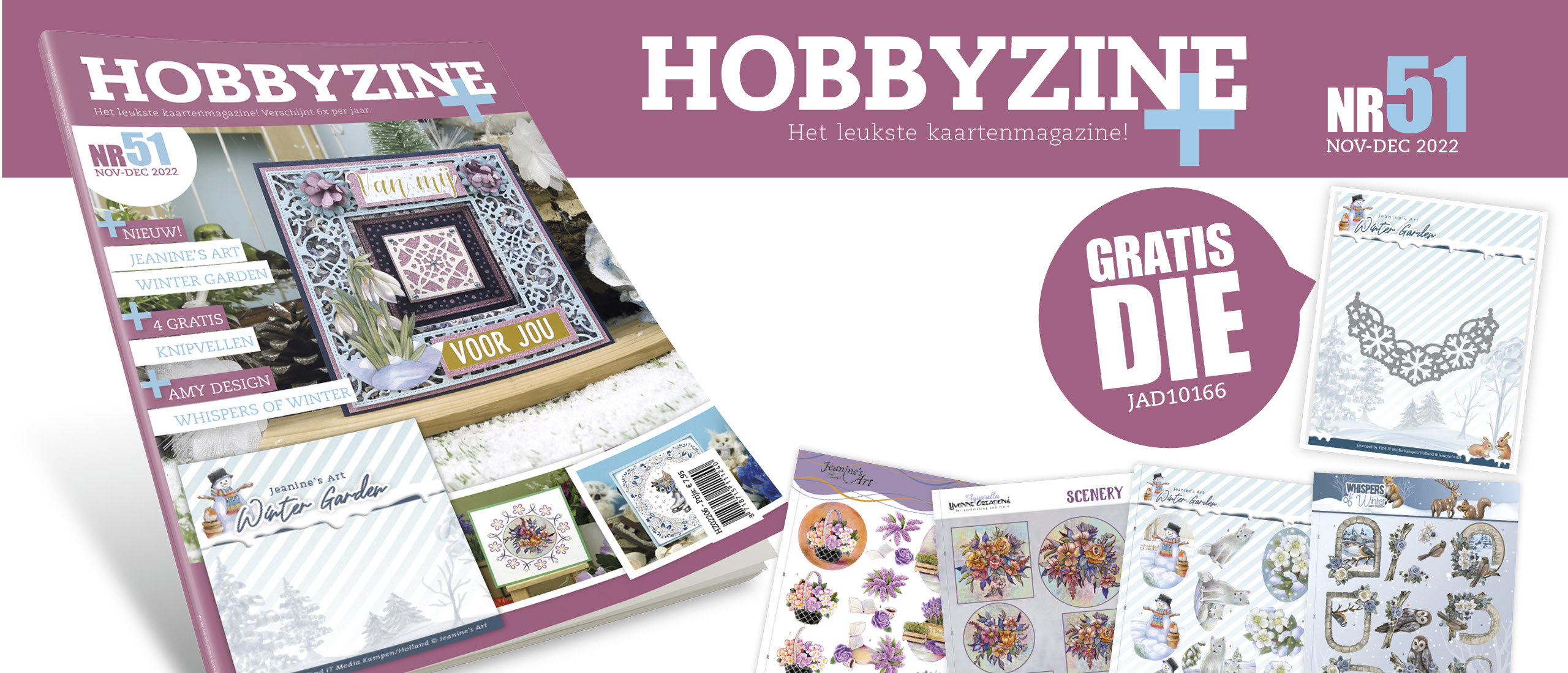 Gratis extra's bij Hobbyzine Plus 51!