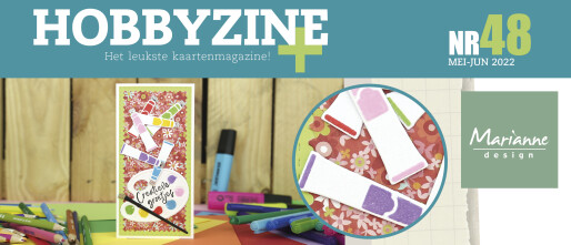 Kleurige schoolcreaties met Marianne Design in Hobbyzine 48