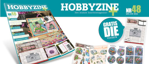 Labelen met Card Deco in Hobbyzine Plus 48