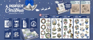 Nieuwe ideeën met A Perfect Christmas van Jeanines Art in Hobbyzine 49