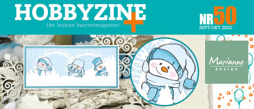 Winterse creaties met Marianne Design in Hobbyzine 50