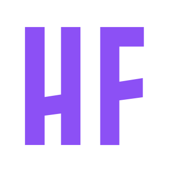 Het HollandFit logo paars