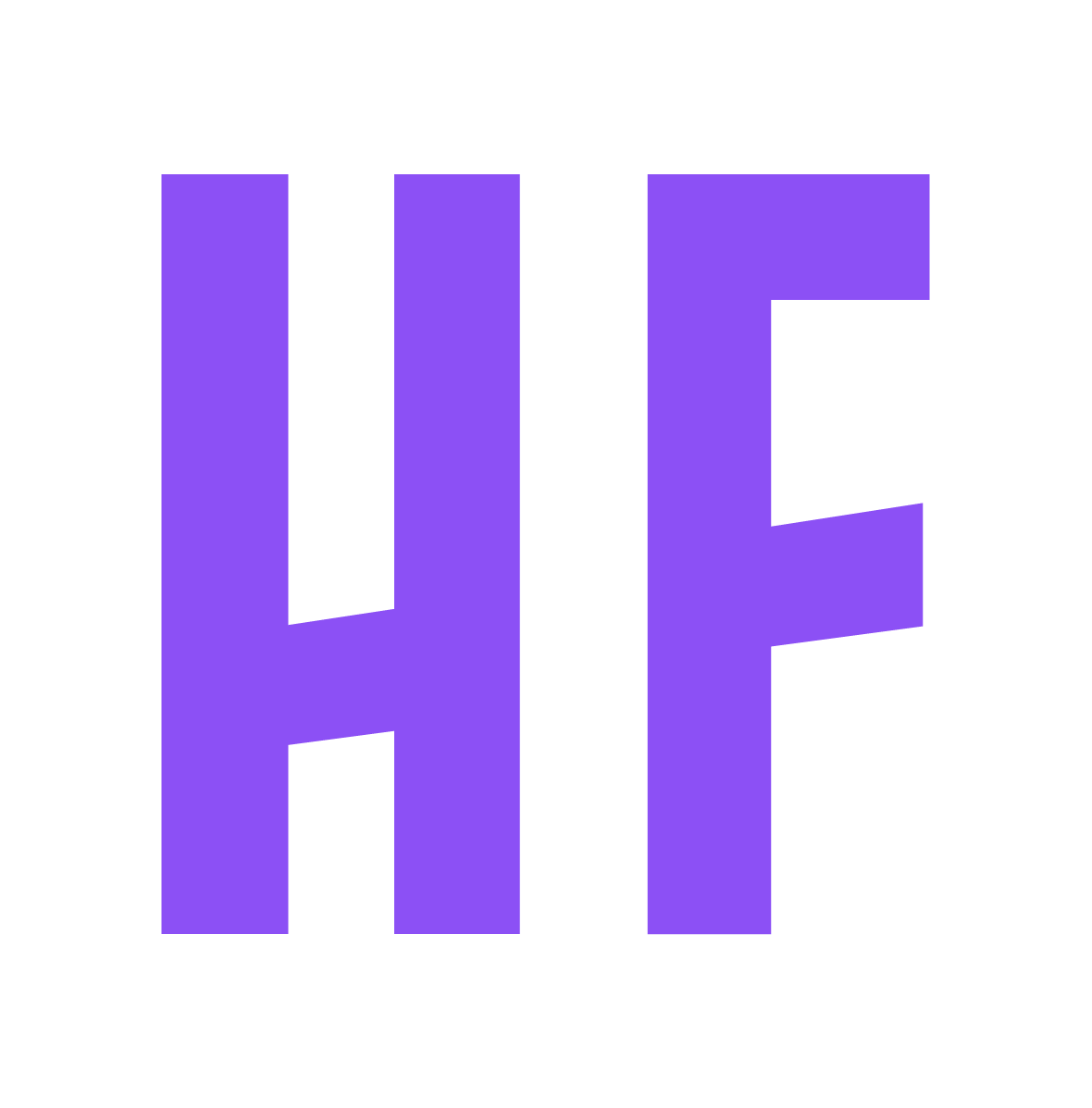 Het HollandFit logo paars