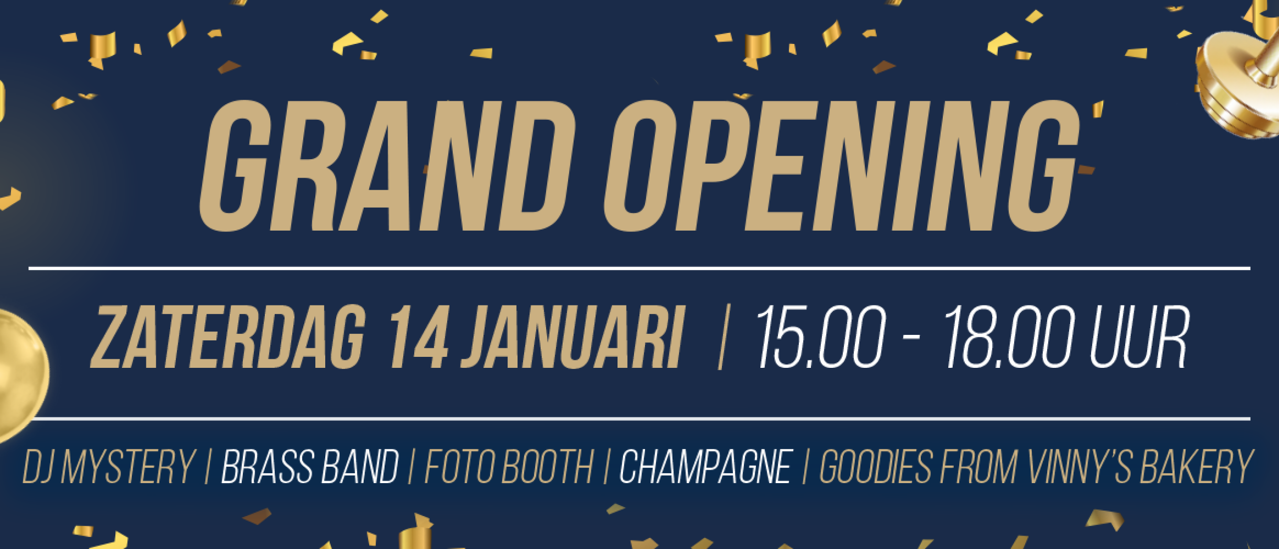 GRANDOPENING PARTY - 14TH OF JANUARY