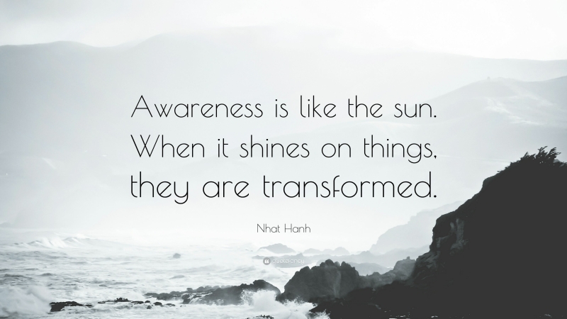 Thich Nhat Hanh awareness