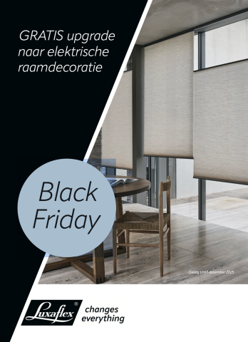 Black Friday Actie Luxaflex