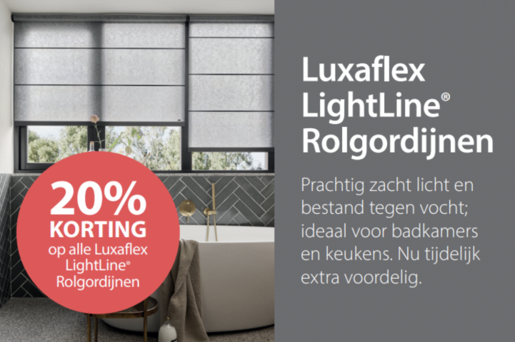Luxaflex LightLine Actie