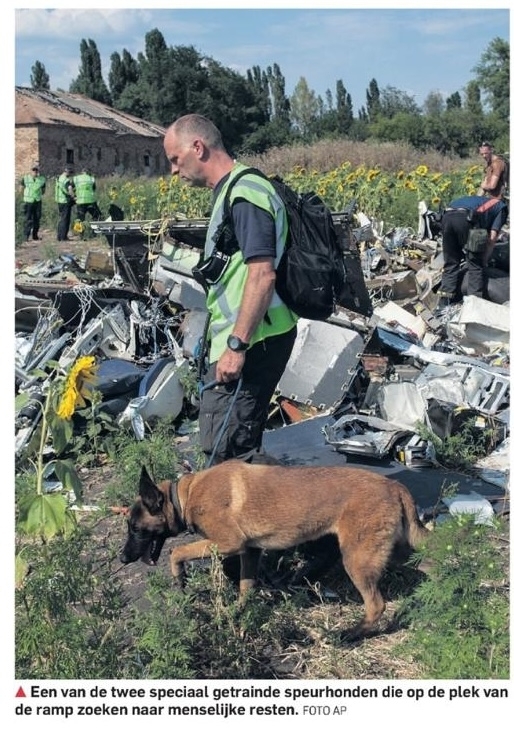 Dick during a USAR deployment in a disaster area