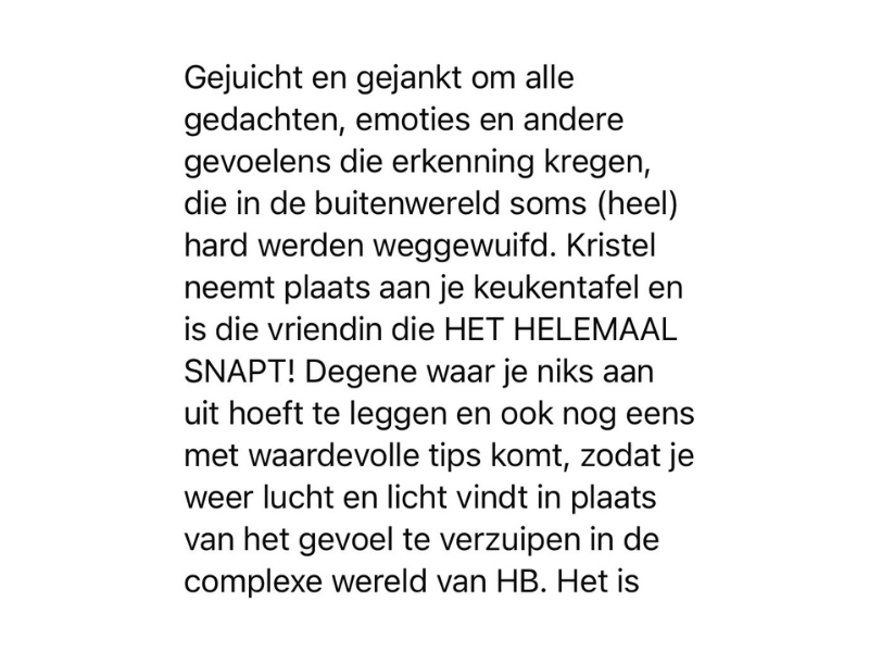 Review gejuicht en gejankt