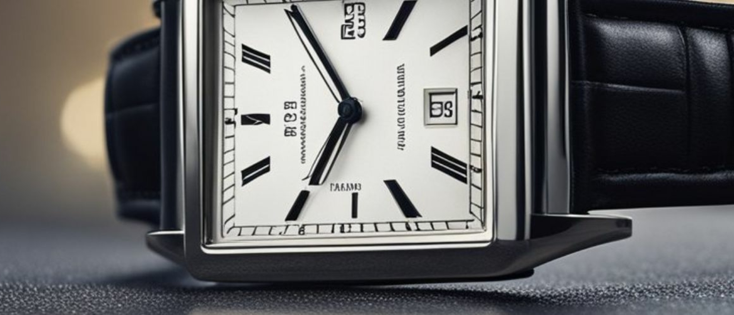 Tankkast horloge van Cartier