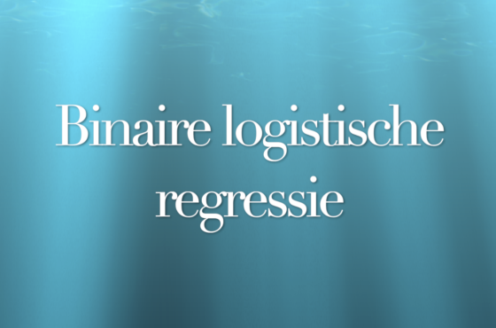 In deze video leer je hoe je een binaire logistische regressie uitvoert