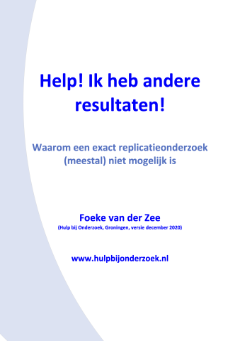 Dit moet je weten over replicatieonderzoek