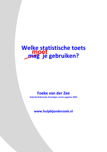 Paper Statistische Toets Kiezen