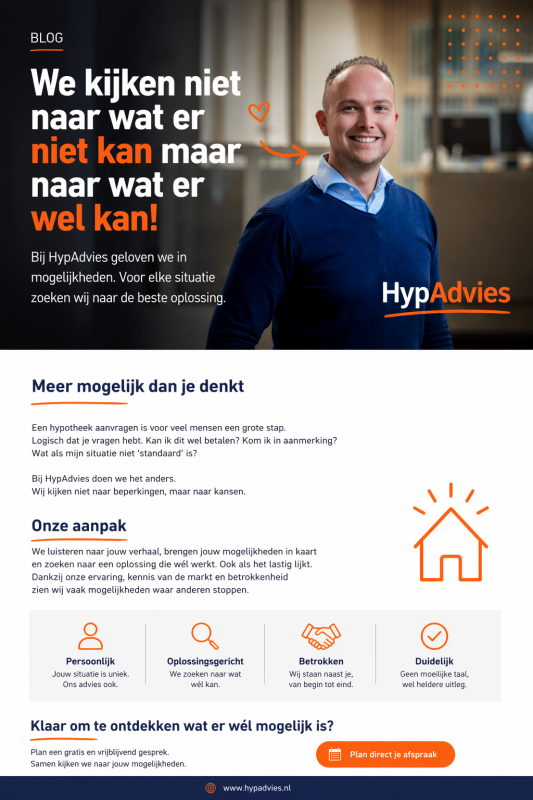 Wanneer krijg ik een Hypotheek