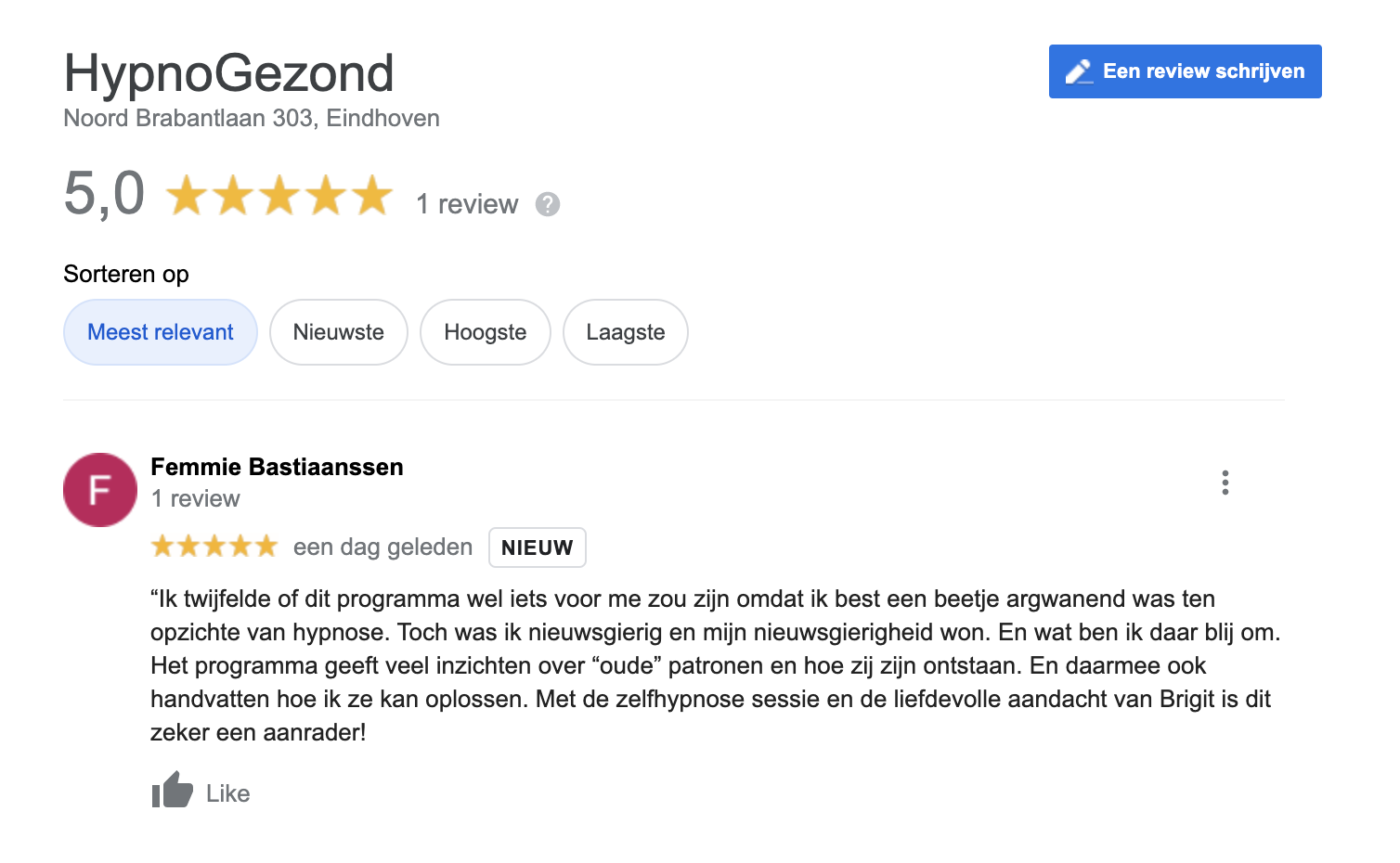 HypnoGezond review google