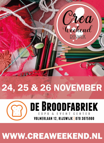 Crea weekend Rijswijk, 24, 25, 26 november 2023