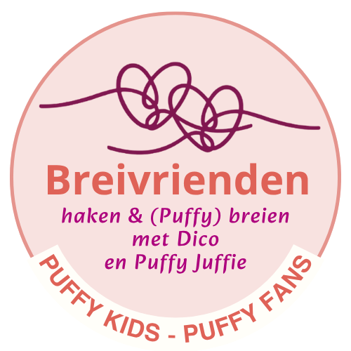 Logo Breivrienden community Puffy breien, Haak en Brei community