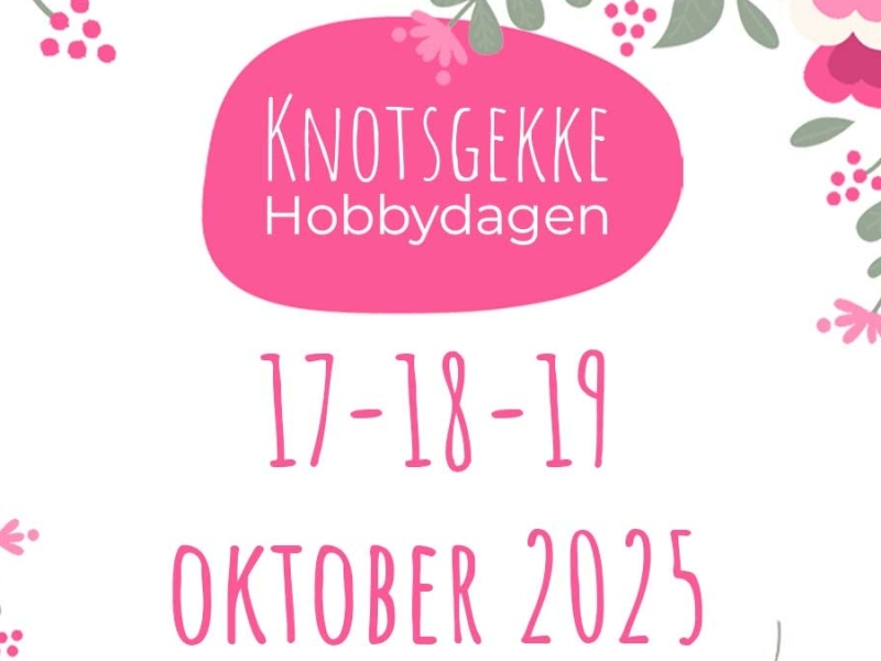 Knotsgekke Hobbydagen Kortrijk Belgie logo 17-18-19 oktober 2025