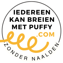 Logo iedereen kan breien met Puffy .com