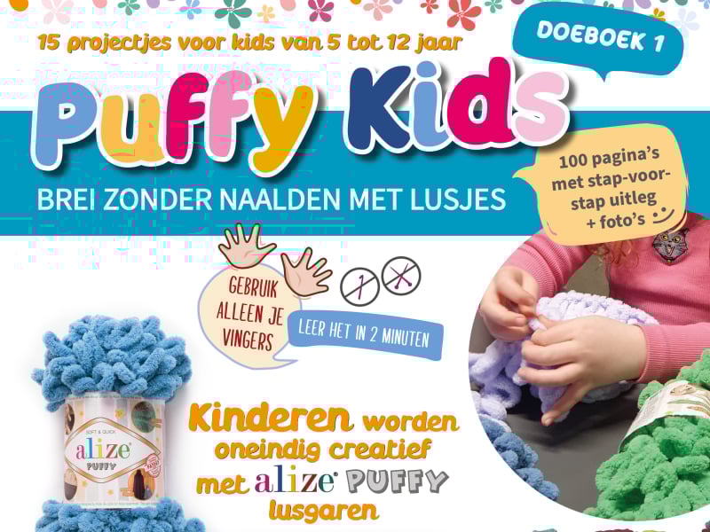 Puffy Kids Doeboek cover Nederlandstalig