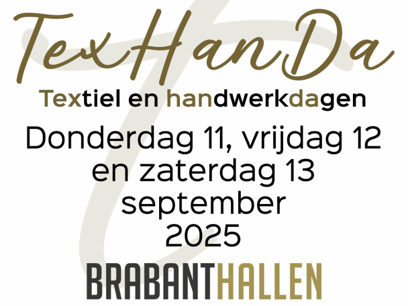 TexHanDa Textiel en Handwerk Dagen 's Hertogenbosch logo 11-12-13 september 2025