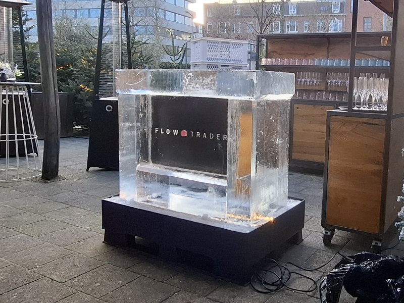 ijsbar op locatie bedrijfsfeest