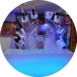 Champagne  koeler op maat