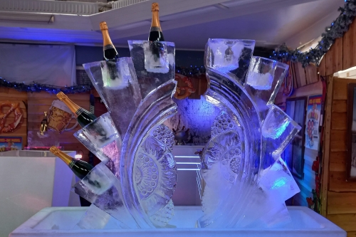 Champagne  koeler op maat