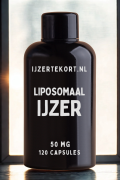 Liposomaal ijzer supplement 50mg elementair ijzer | 120 capsules | hoge opname
