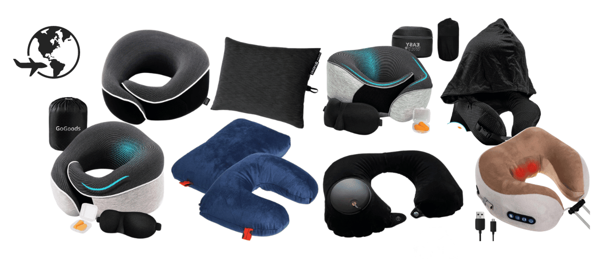 Top 9 beste reiskussen/beste nekkussen, memory foam