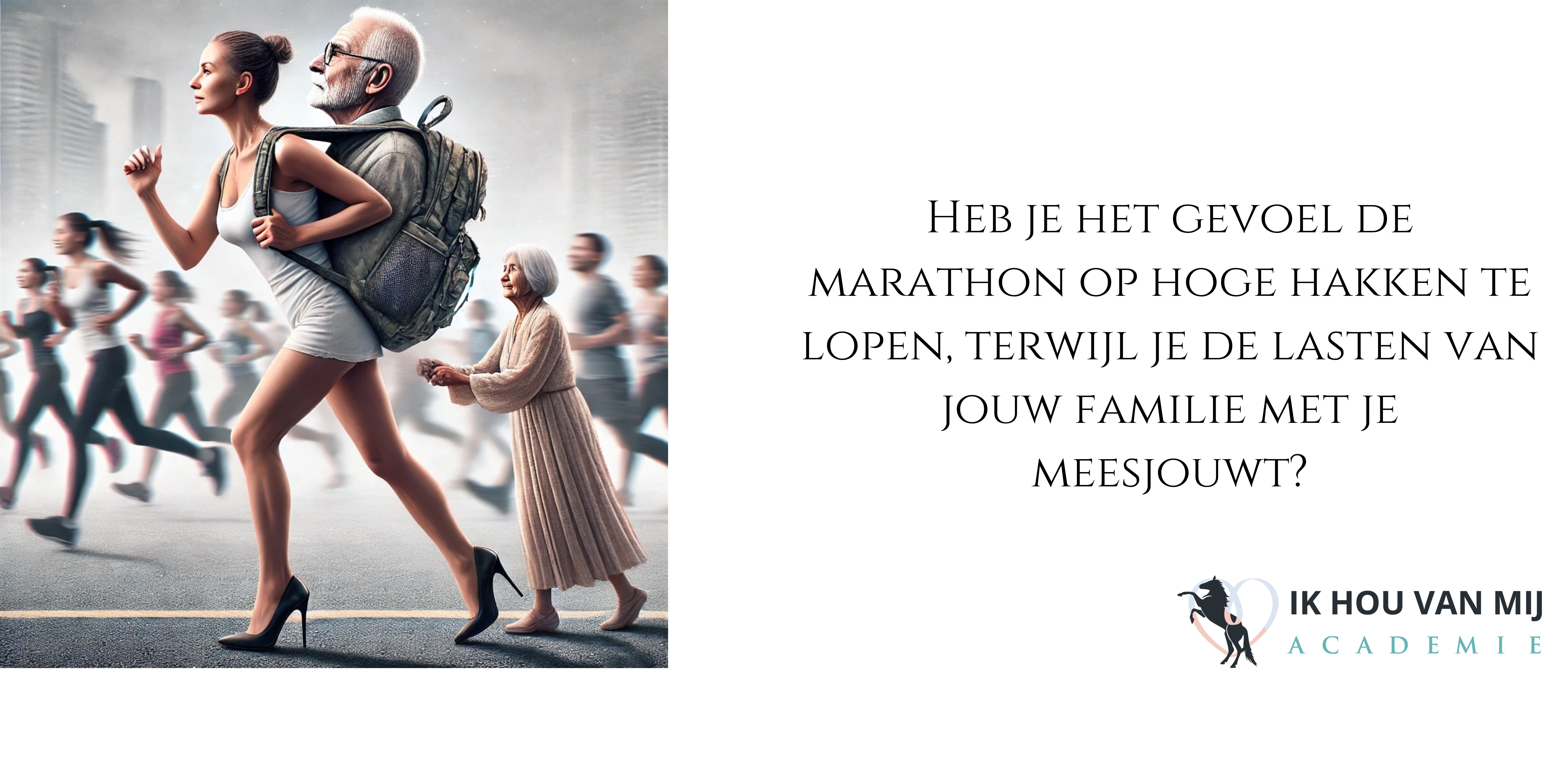 Heb je het gevoel de marathon op hoge hakken te lopen, terwijl je de lasten van jouw familie met je meesjouwt?