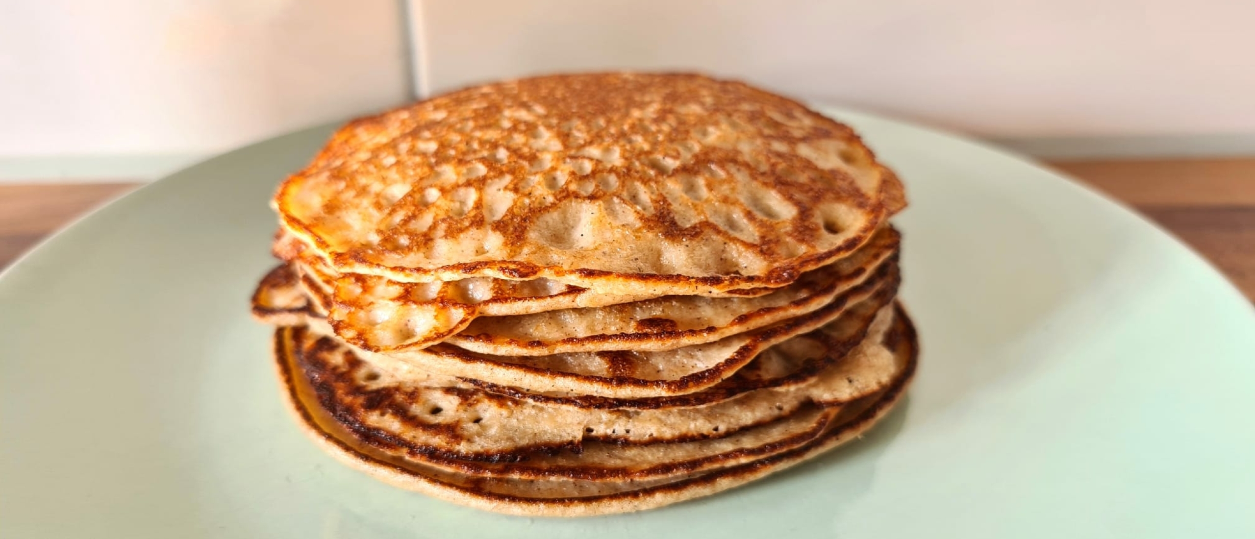 eiwitrijke havermout pancakes met cottage cheese huttenkase en kaneel recept recepten gezond aankomen eiwitrijk spiermassa opbouwen