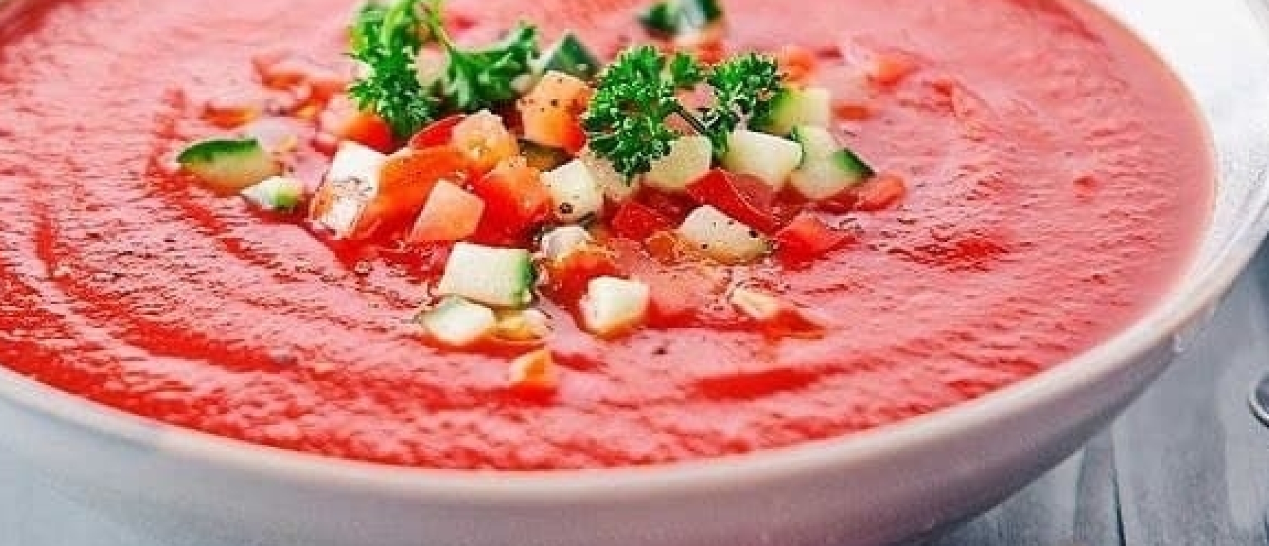 Tomaten proteïne gazpacho
