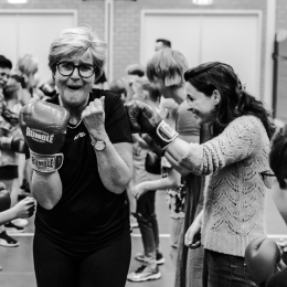 weerbaarheid in de zorg en kickboksen