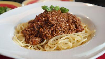 Koolhydraatarme spaghetti bolognese recept