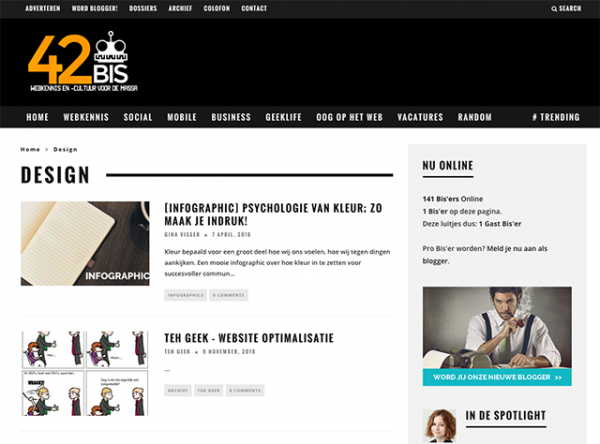 webdesign inspiratie blogs bis42