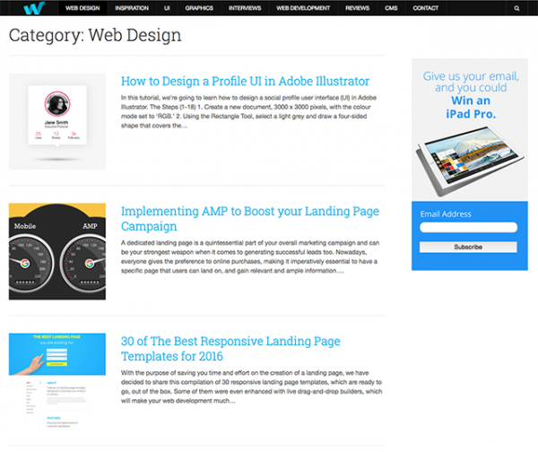 webdesign inspiratie site webdesign ledger
