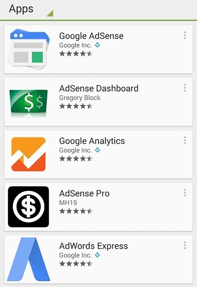 Google AdSense mobiel gebruiken met de Adsense App