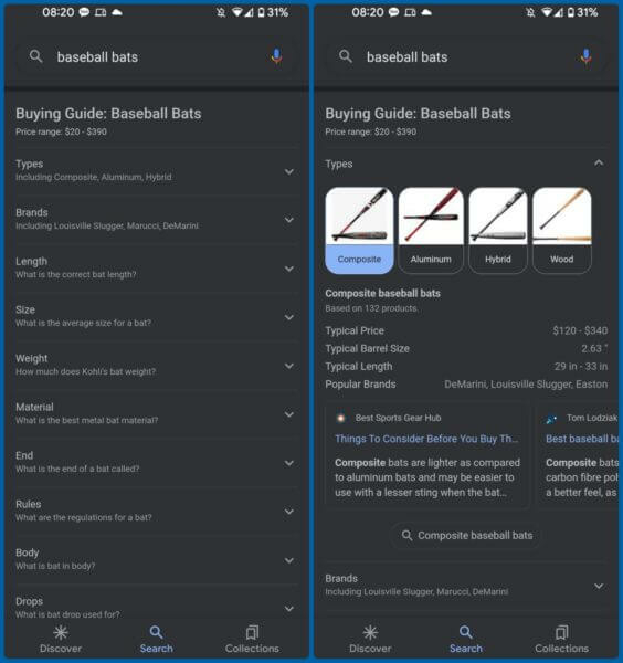 Google test Buying Guides