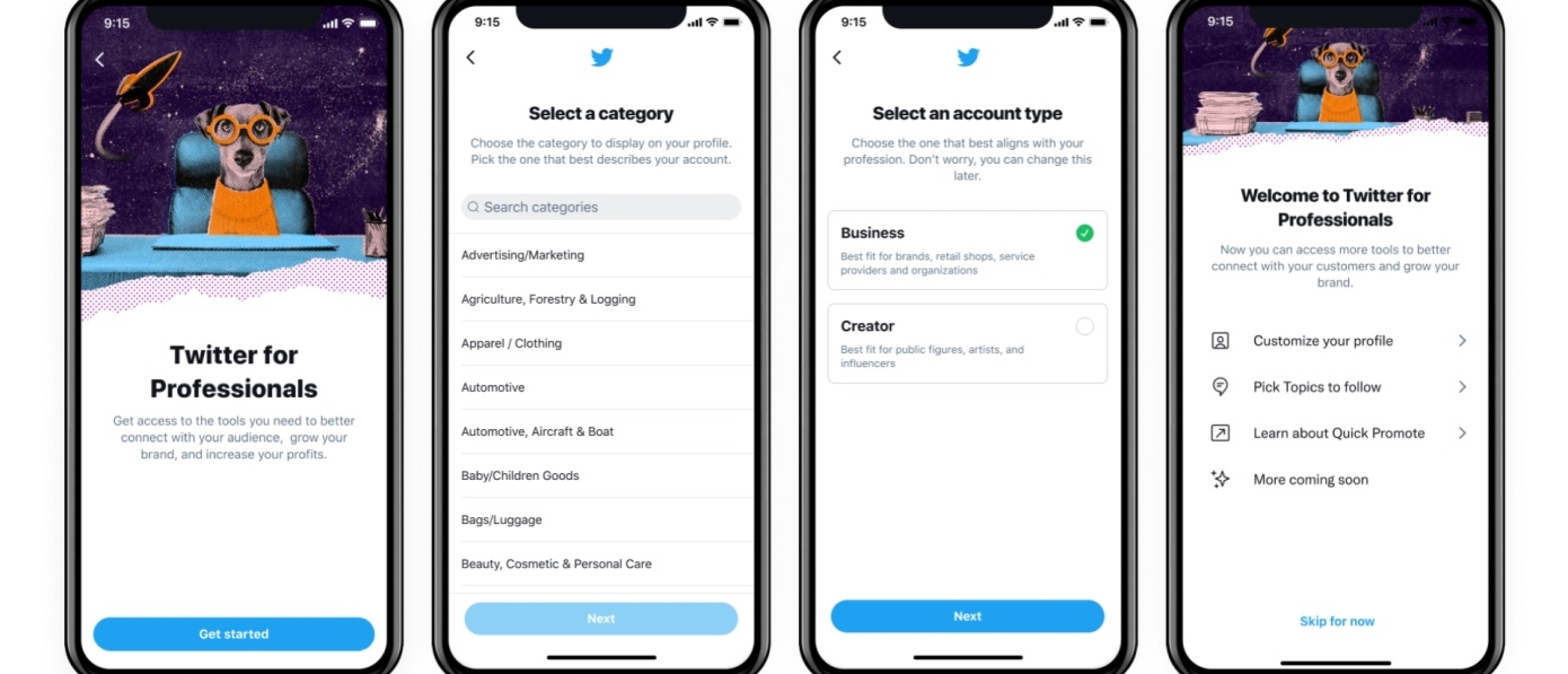 Twitter maakt ‘professionele accounts’ beschikbaar voor alle gebruikers