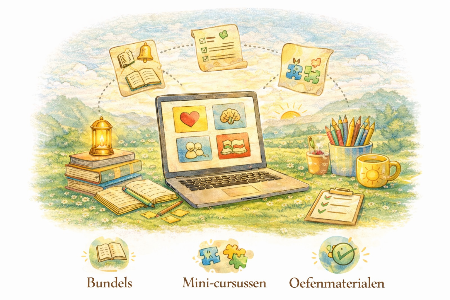Praktische cursussen en materialen als je kind vastloopt op school Aan de slag met materialen en praktische tips bij leerproblemen kinderen