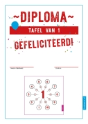 Tafelheld Diploma tafel van één Gratis download diploma tafel van 1