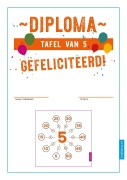 Tafelheld Diploma tafel van 5 Gratis download diploma tafel van 5