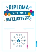 Tafelheld Diploma tafel van 6 Gratis download diploma tafel van 6