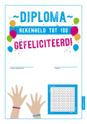 Diploma plus en minsommen tot 100 Diploma rekenen groep 3 plus en minsommen