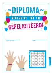 Diploma rekenen groep 3 plus en minsommen