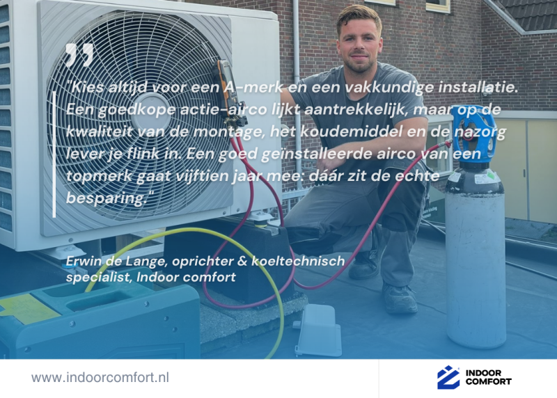 Erwin de Lange over de juiste airco en vakkundige installatie Erwin de Lange over de juiste airco en een vakkundige installatie
